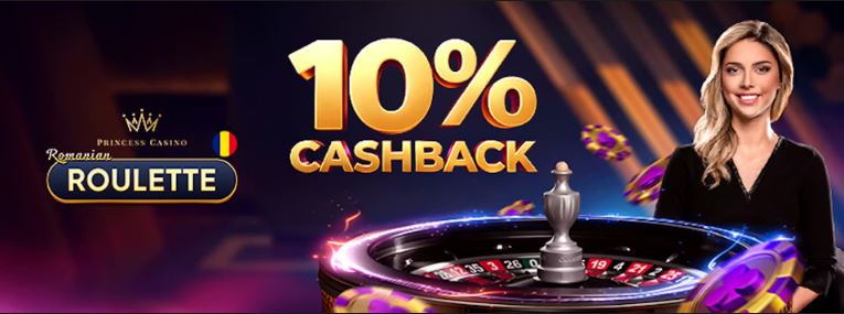 Obtén un 10% de cashback jugando a la ruleta en vivo con crupier real