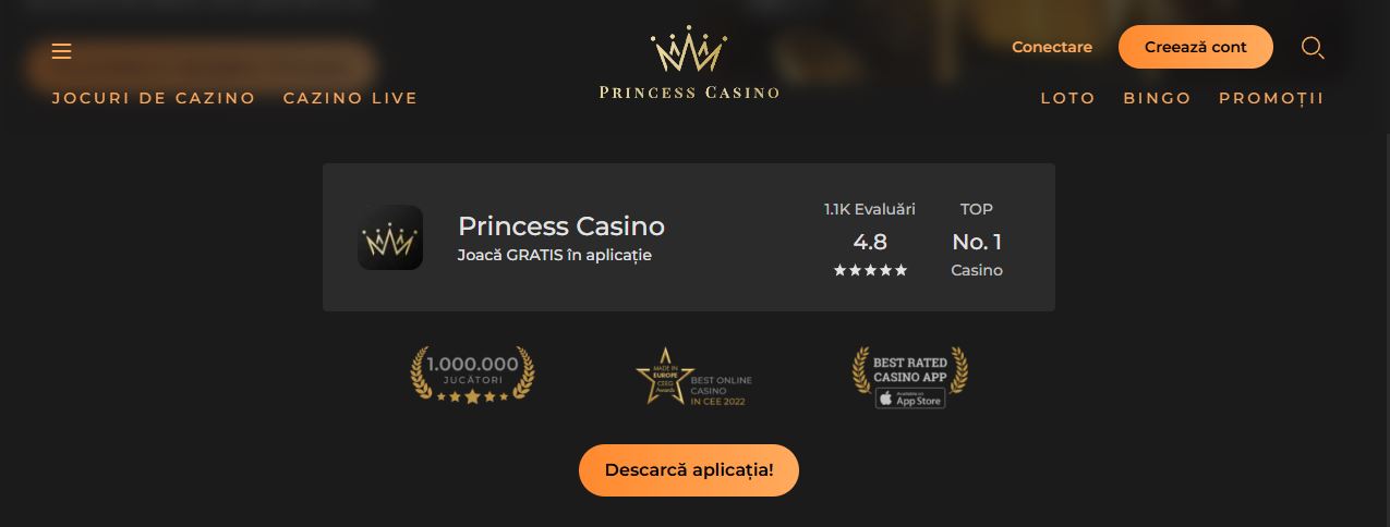 Descarga la aplicación de Princess Casino y juega gratis